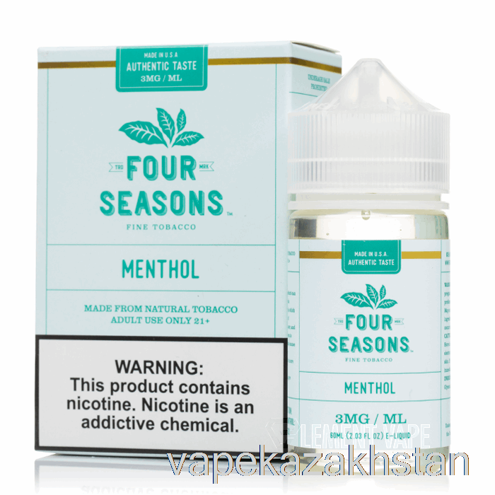 Vape Kazakhstan Menthol - Four Seasons - 60mL 12mg